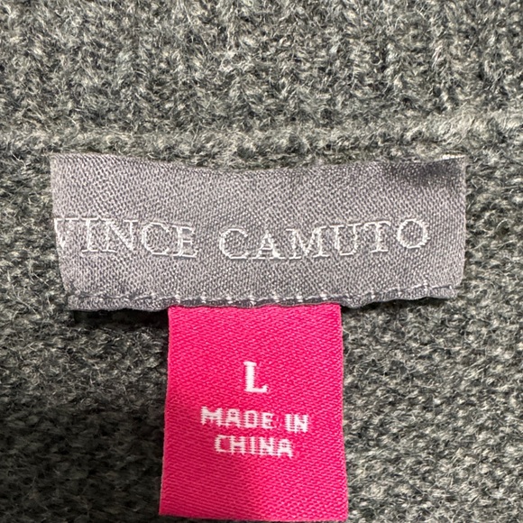 Vince Camuto Women's Gray Sweater L EUC - Picture 6 of 7